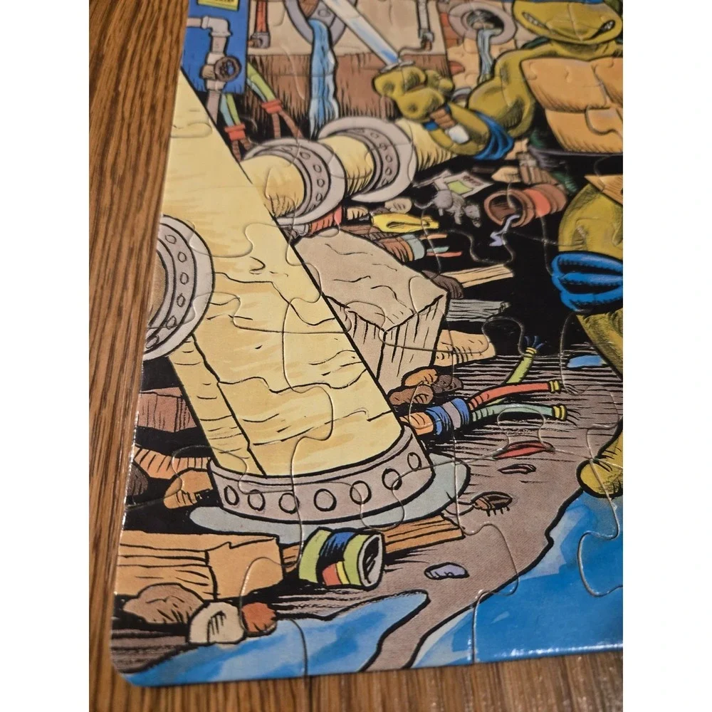 Vintage TMNT Splinter Puzzle Complete 100 Pc 1987 Mirage Studios Teenage Mutant